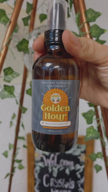 Golden Hour Vanilla bean body oil
