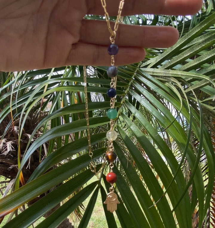The Aura 7 chakras necklace
